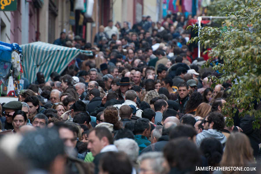 El Rastro market. Madrid