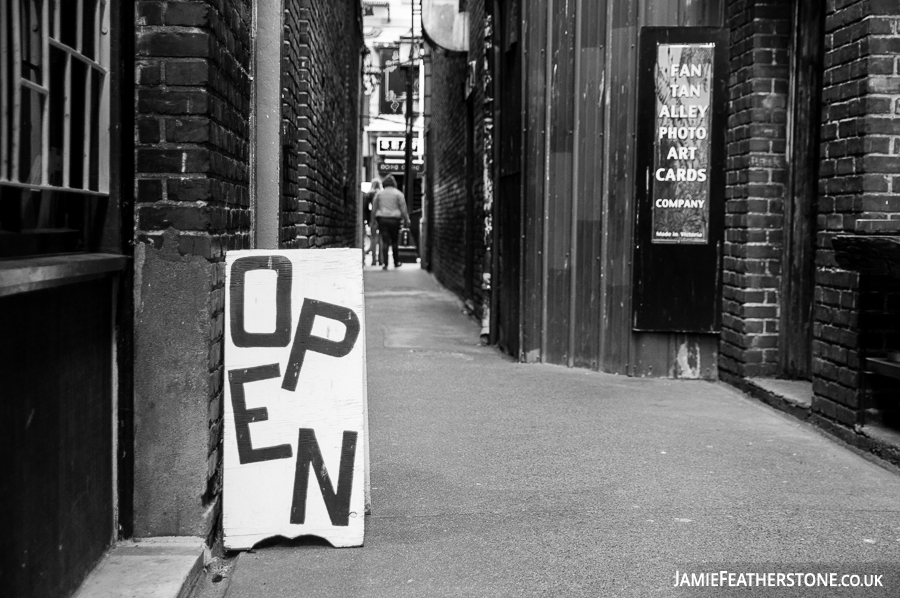 Fan Tan Alley. Victoria, British Columbia