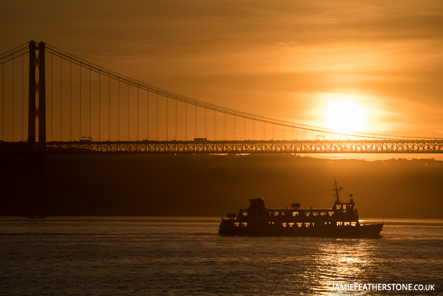 Tagus Sunset. Lisbon