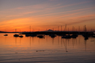 Dawn colours. River Mersey