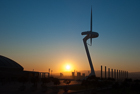 Montjuïc sunset