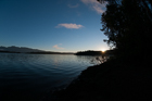 Island Sunrise. Sproat Lake, Vancouver Island