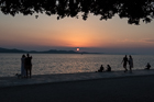 Sunset. Zadar