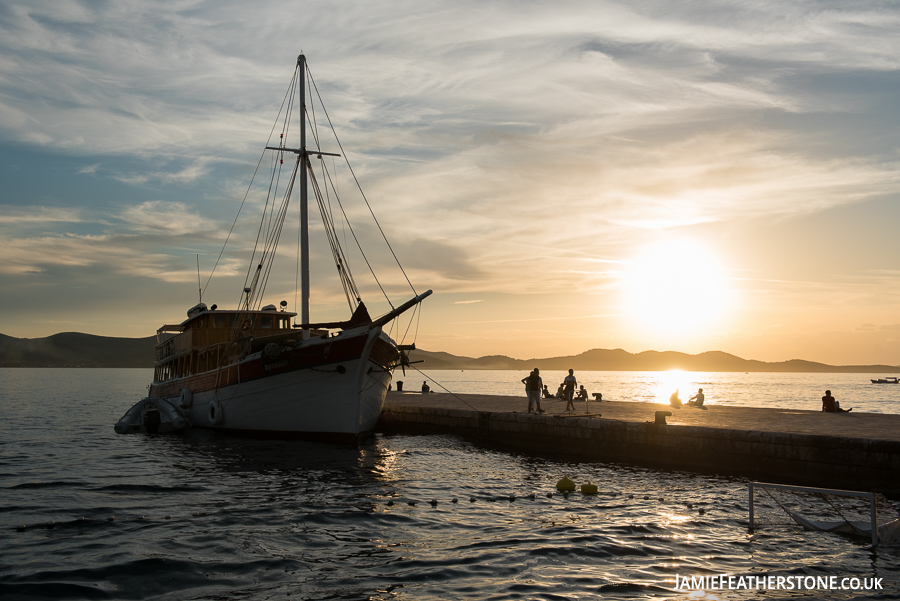 Dalmation Sunset. Zadar