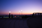 Dusk light. Montjuic, Barcelona