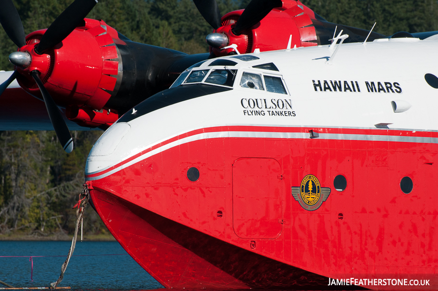 Hawaii Mars Waterbomber. Sproat Lake, Vancouver Island