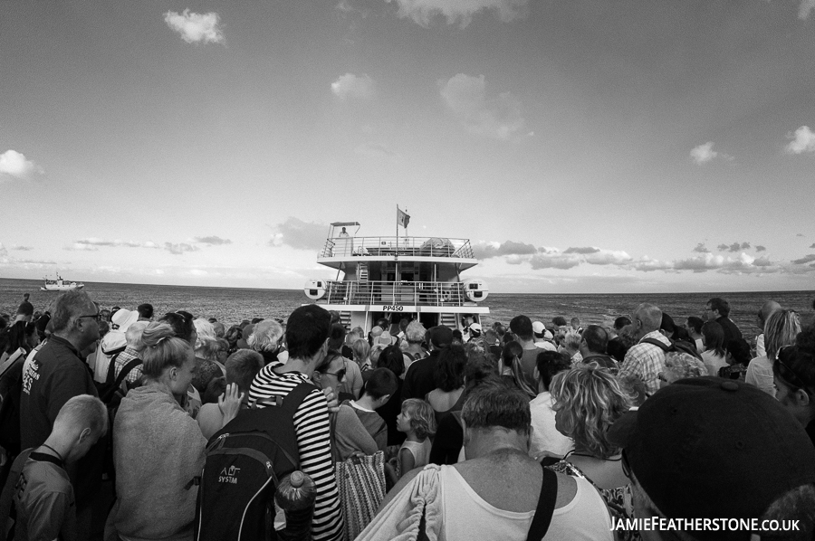 All aboard. Stromboli, Italy