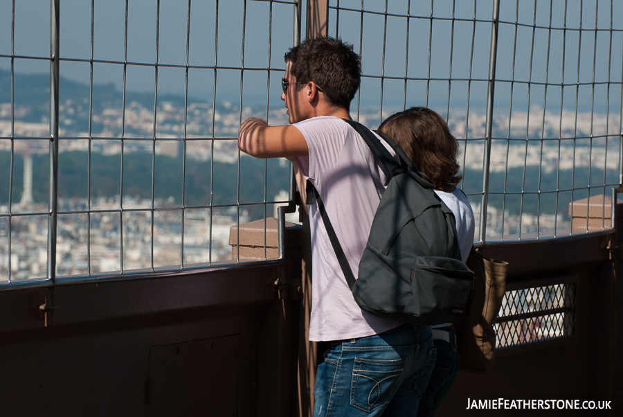 Les Tourists Eiffel. Eiffel Tower, Paris