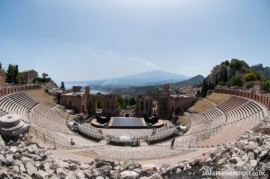 Greek Theatre. Taormina, Sicily
