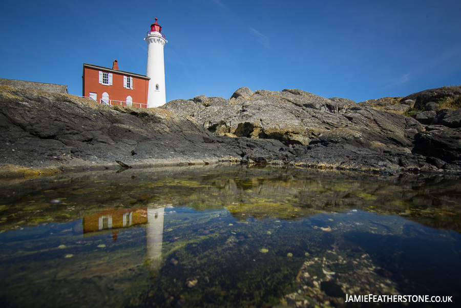 Fisgard Lighthouse. Esquimalt Harbour, Vancouver Island
