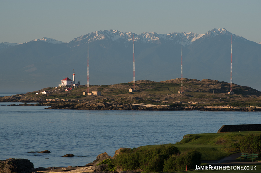 Olympic Mountains. Victoria, British Columbia